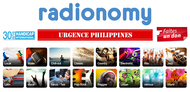 Radionomy se mobilise face à la catastrophe aux Philippines