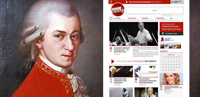 Un portail d’informations pour le site de Radio Mozart