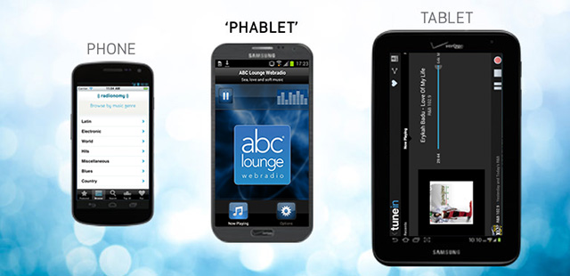La Phablet, un support idéal pour écouter les radios digitales
