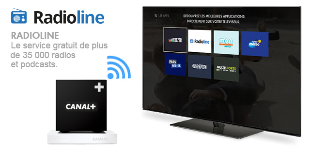 Radioline sera présent sur le Cube S du groupe Canal+