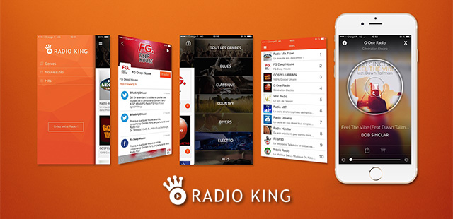 L’application mobile de Radio King