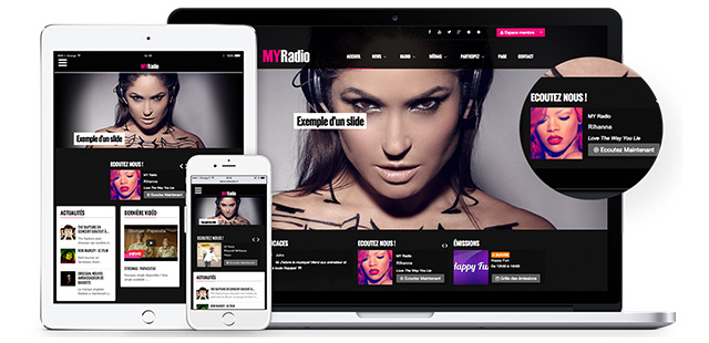 Radio King intègre le Responsive Design dans son CMS