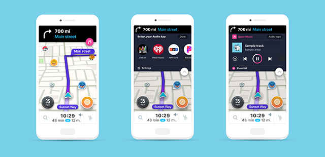 Waze intègre désormais un lecteur audio