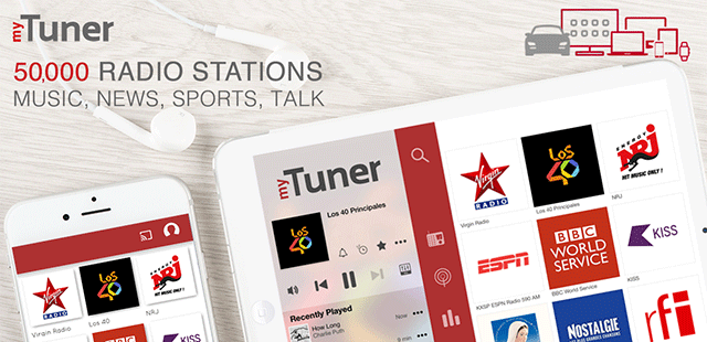 myTuner – TOP 30 des radios digitales en Juin 2019