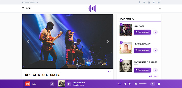 Créez un site Web époustouflant pour votre station de radio