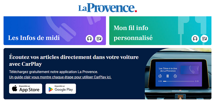 La Provence Audio : l’actualité locale à écouter partout grâce à l’IA
