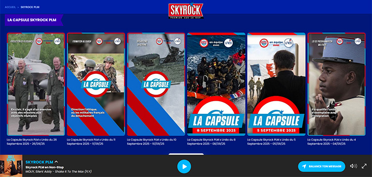 Skyrock PLM : la radio militaire qui vit au rythme de ses auditeurs