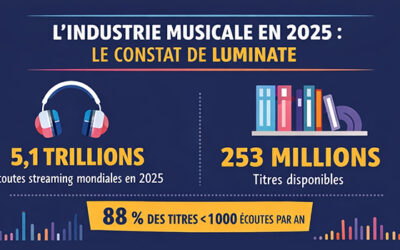L’industrie musicale sous la loupe : ce que révèle Luminate