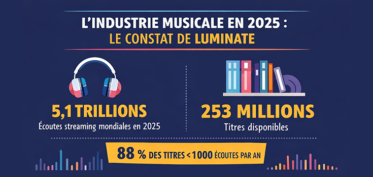 L’industrie musicale sous la loupe : ce que révèle Luminate