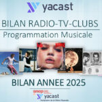 Bilan 2025 des diffusions musicales en radio, télévision et clubs selon Yacast