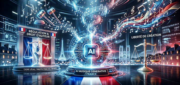 Musique générée par IA : peut-on vraiment la diffuser librement en France ?