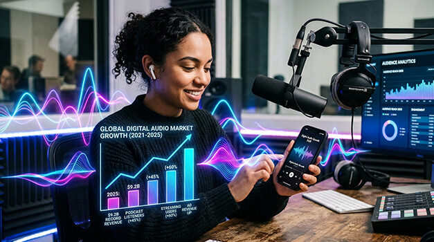 L’audio digital atteint un niveau record en 2025 selon le Baromètre de Kantar Media