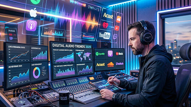 Les tendances de l&rsquo;audio digital en 2025 selon les analyses de l&rsquo;ACPM