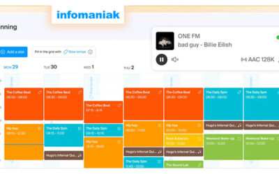 Auto DJ d’Infomaniak : comment diffuser une webradio 24/7 sans encodeur ni compétence technique