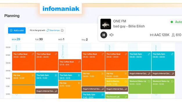 Auto DJ d’Infomaniak : comment diffuser une webradio 24/7 sans encodeur ni compétence technique