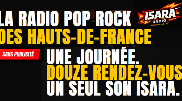 ISARA Radio : Le pouls Pop Rock des Hauts-de-France avec 0% Pub